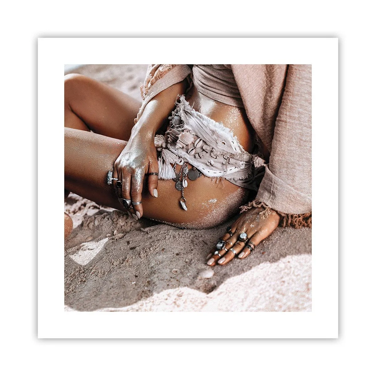 Poszter - A hullámok vetettek partra? - 40x40 cm