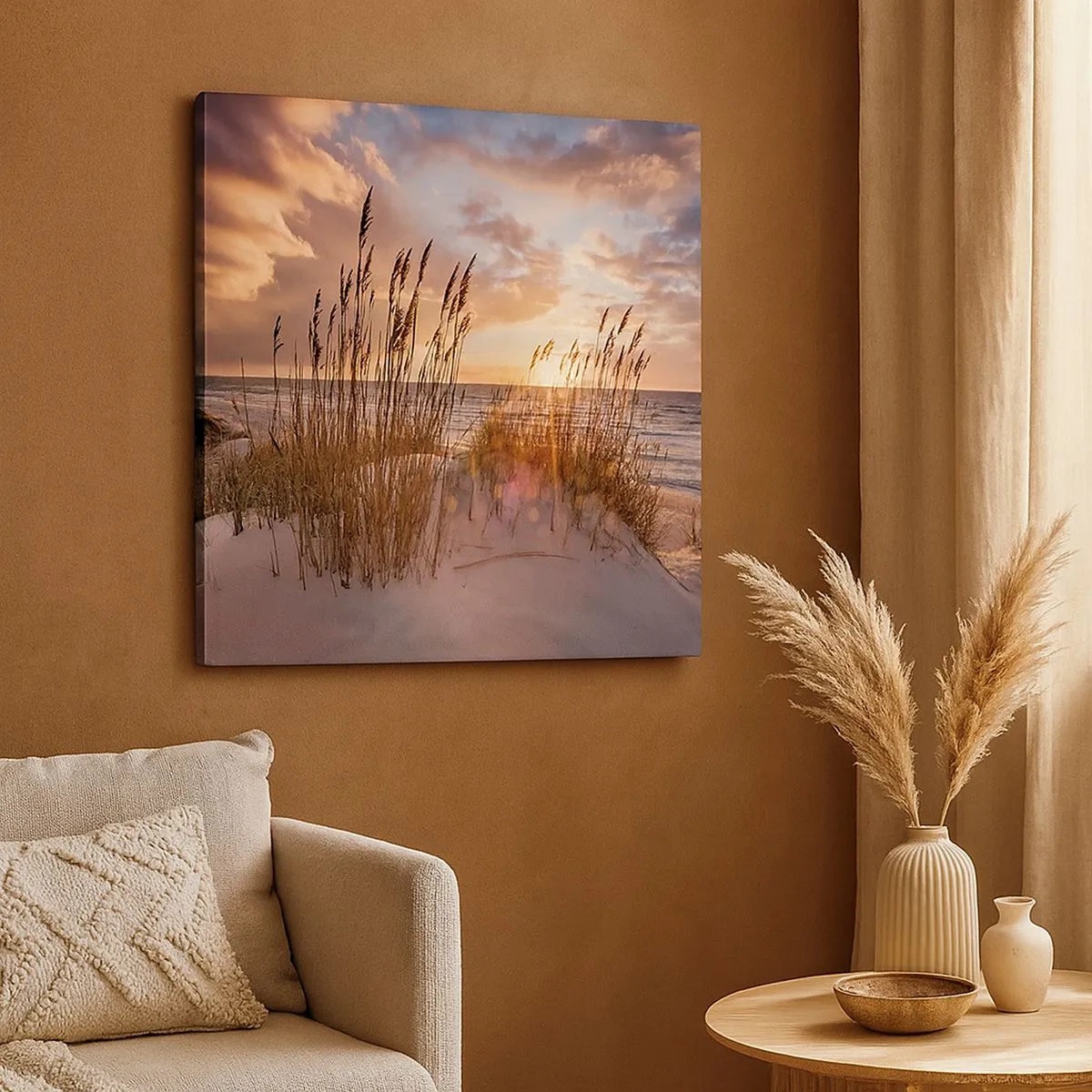 Vászonkép - Búcsú a naptól és a széltől - 30x30 cm