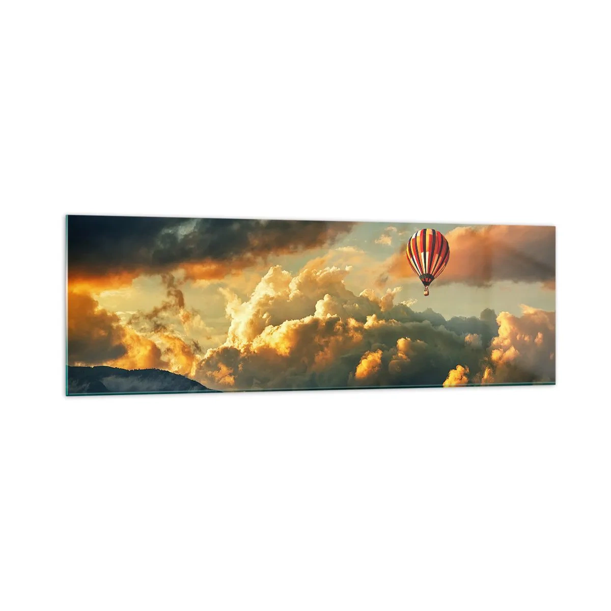 Üveg kép - Azért repülök, mert akarok - 160x50 cm