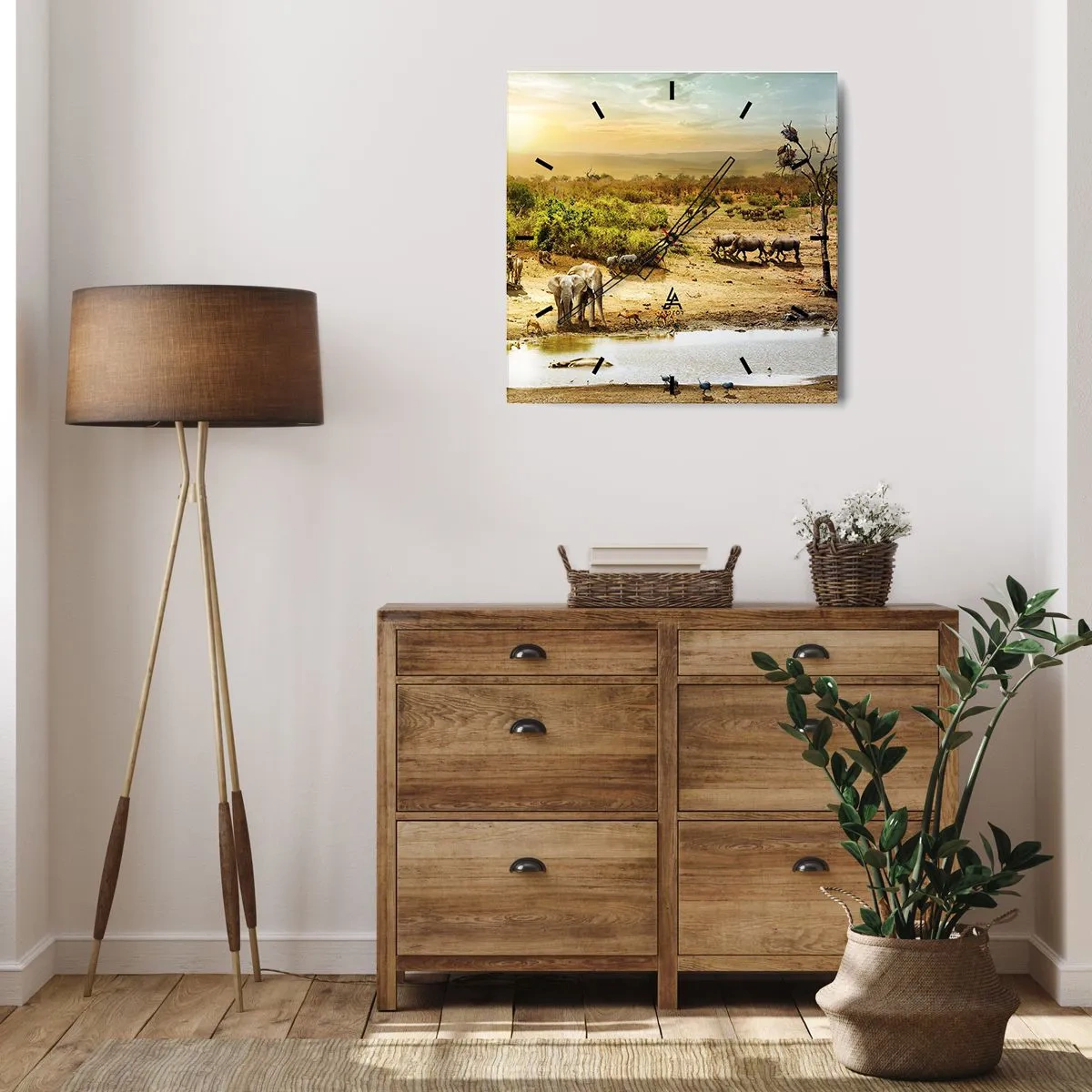 Falióra, Óra - „Z Edenu zaś wypływała rzeka…" - 30x30 cm