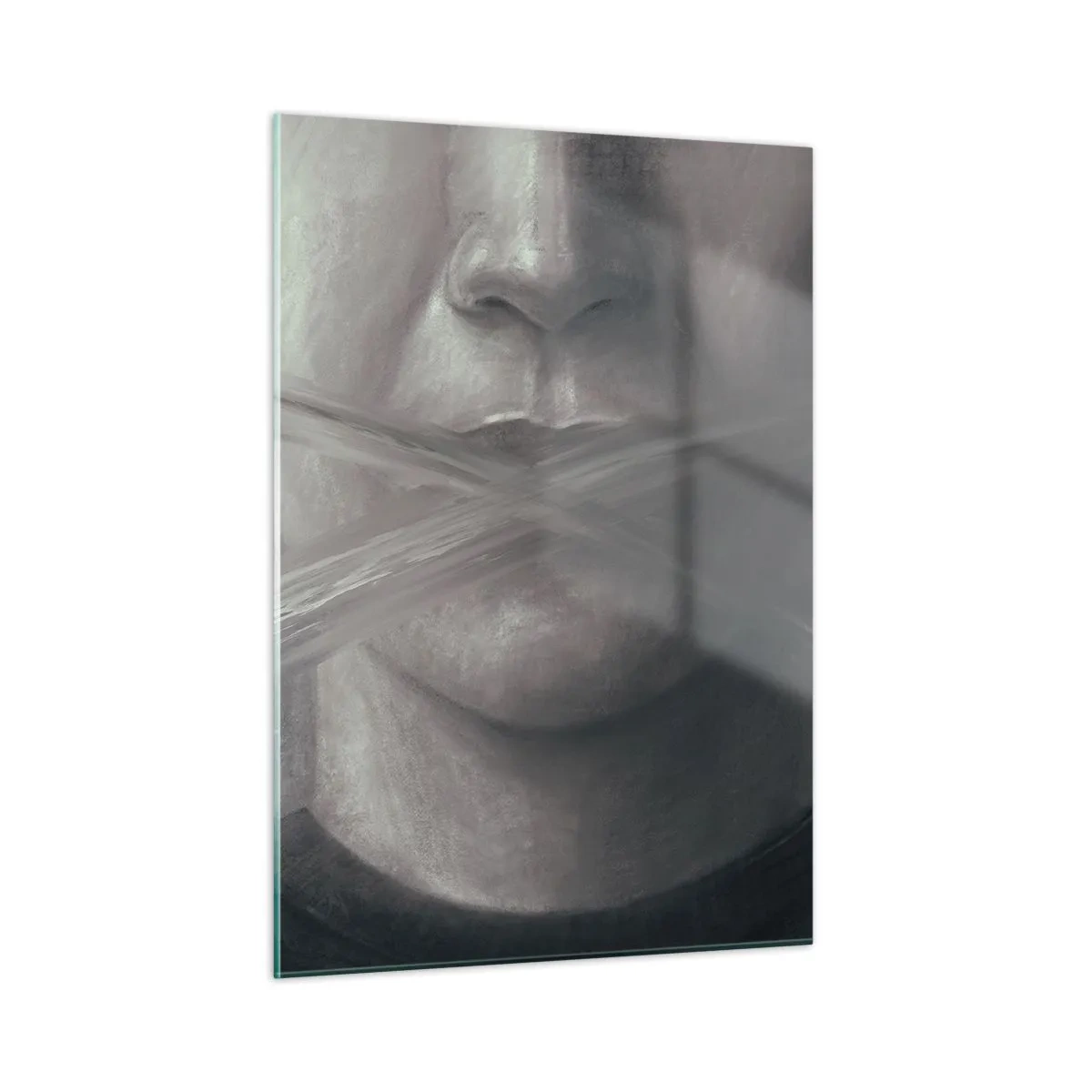 Üveg kép - Szó nélkül - 50x70 cm