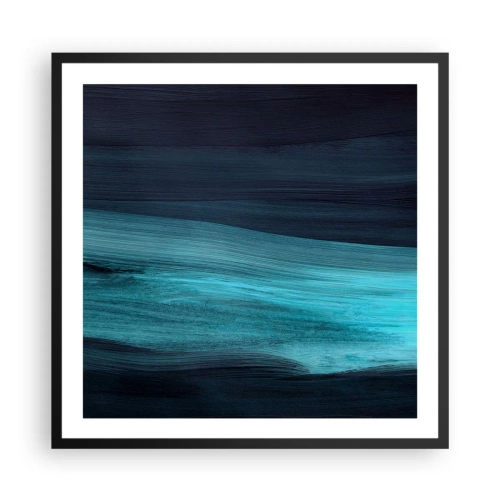 Poszter fehér keretben - Ússz az árral - 60x60 cm