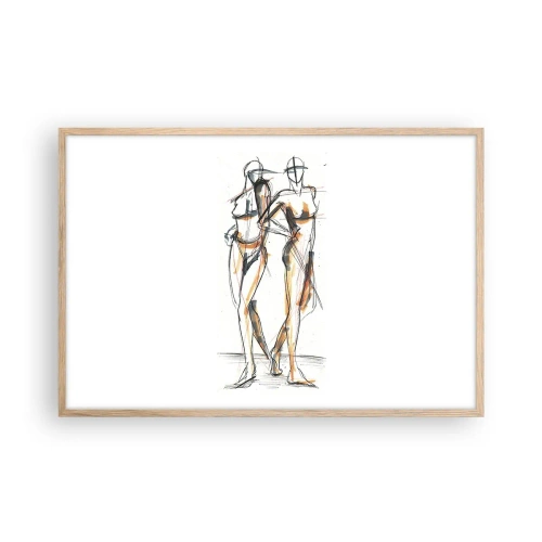 Poszter világos tölgy keretben - A kegyelem tanulmánya - 91x61 cm