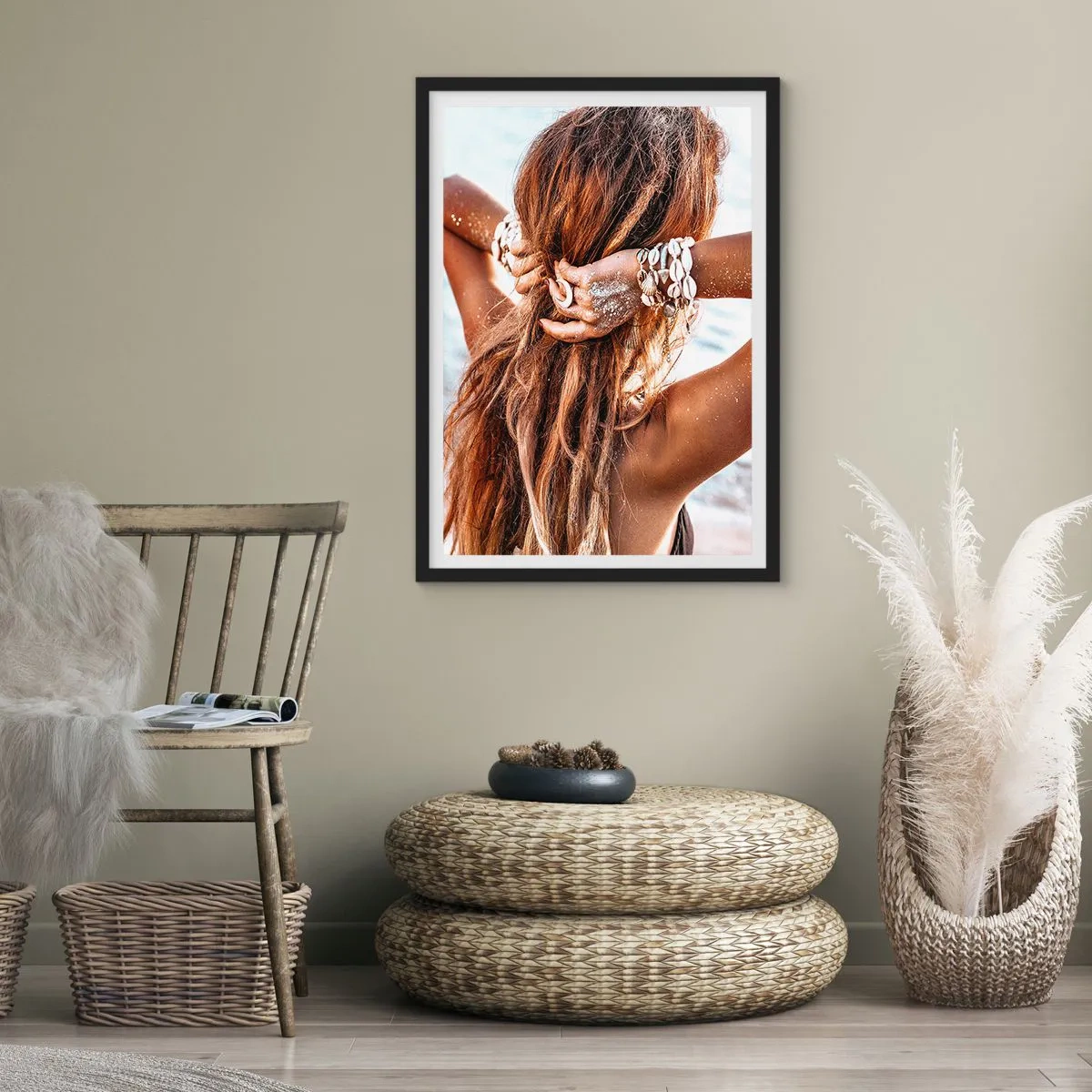 Poszter fehér keretben - A víz és a nap testvére - 61x91 cm