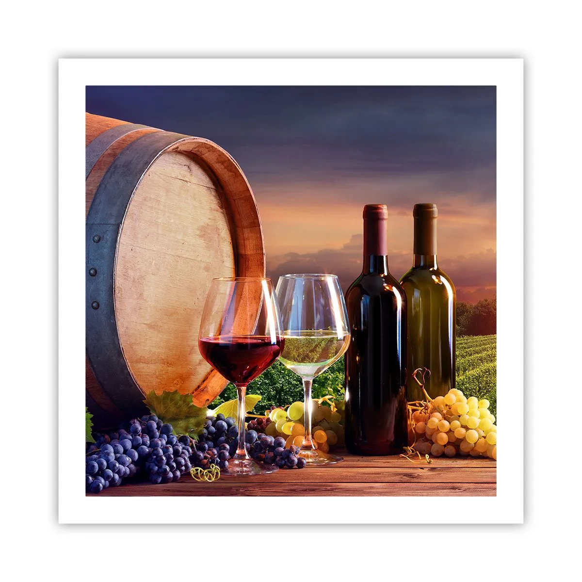 Poszter - Az életnek itt íze van - 60x60 cm