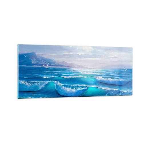 Üveg kép - Megkönnyebbülést hoz - 100x40 cm