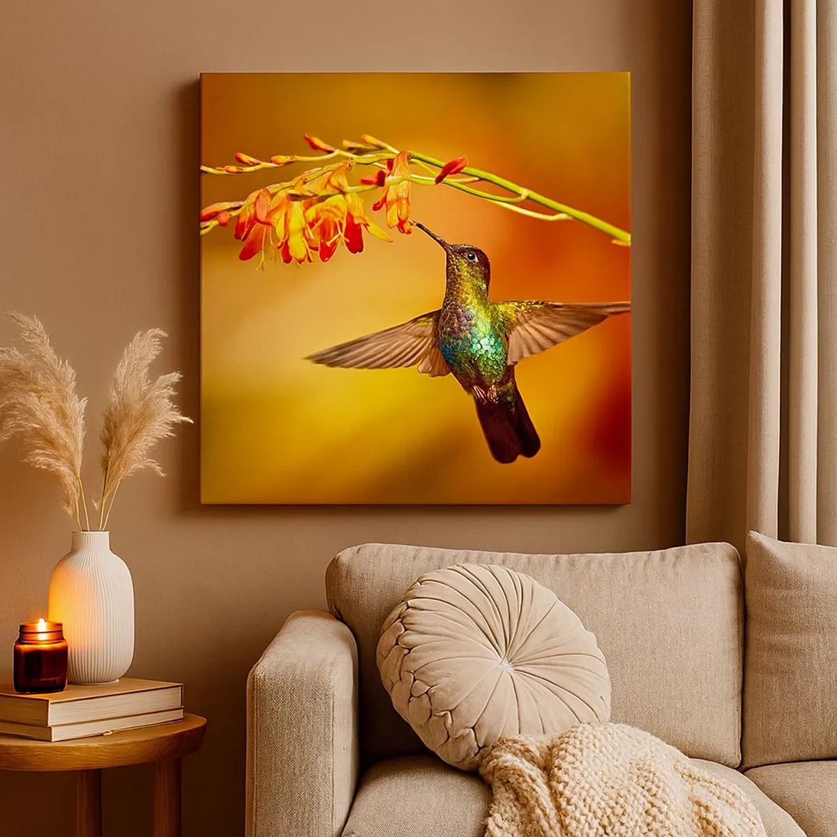 Vászonkép - A fény hírnöke a maják szerint - 30x30 cm