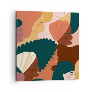 Vászonkép - Csak a nőiesség - 70x70 cm