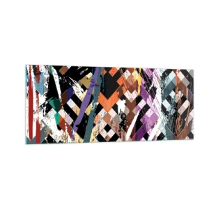 Üveg kép - A négyzeten - 100x40 cm