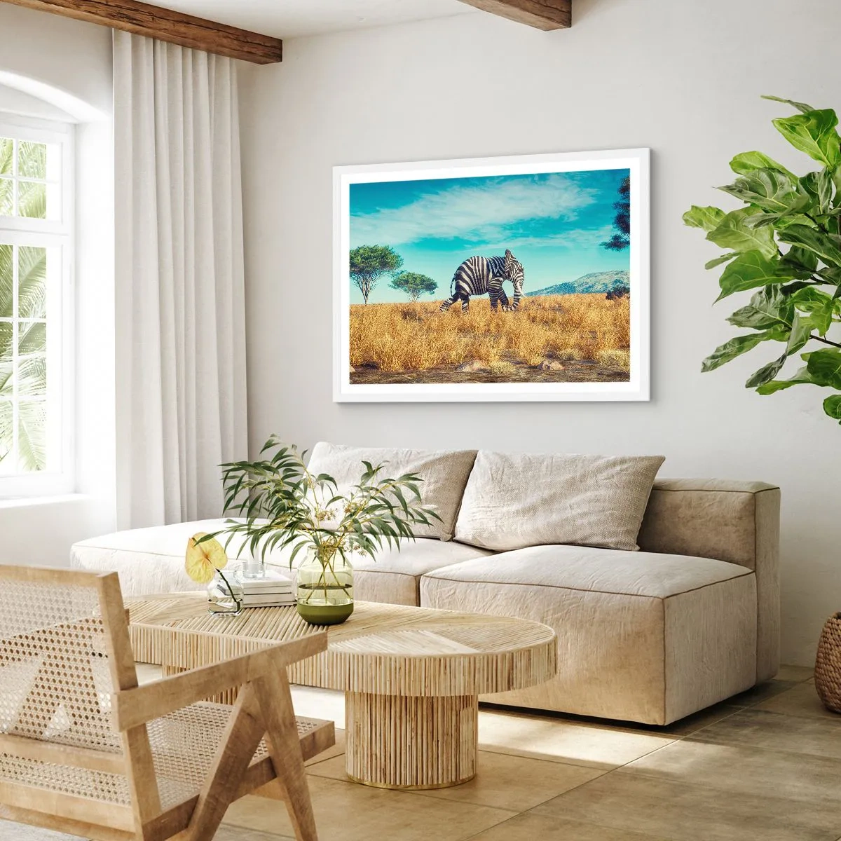 Poszter fekete keretben - A szürke már nem menő - 100x70 cm