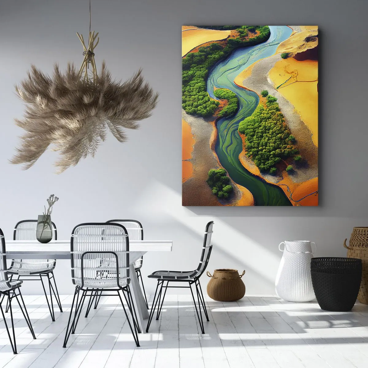 Vászonkép - Életetadó folyó - 55x100 cm