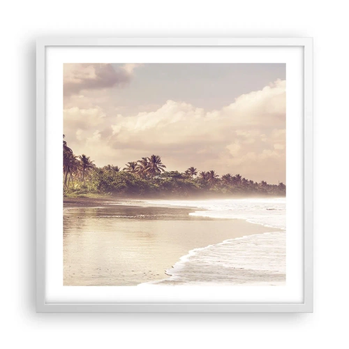 Poszter fekete keretben - A hullámok simogatása - 50x50 cm