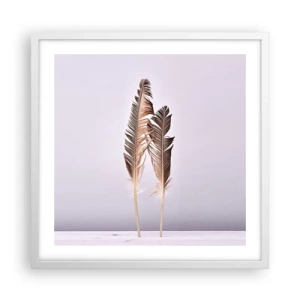 Poszter fekete keretben - A semmi ellen - 50x50 cm