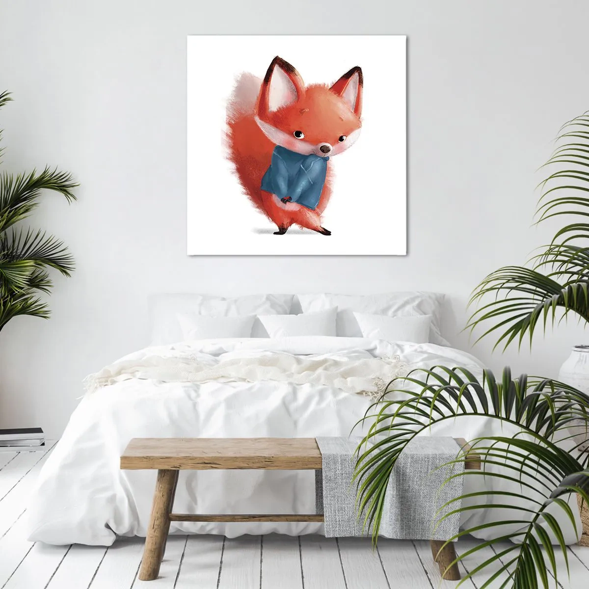 Vászonkép - Jó áll rajtam? - 70x70 cm