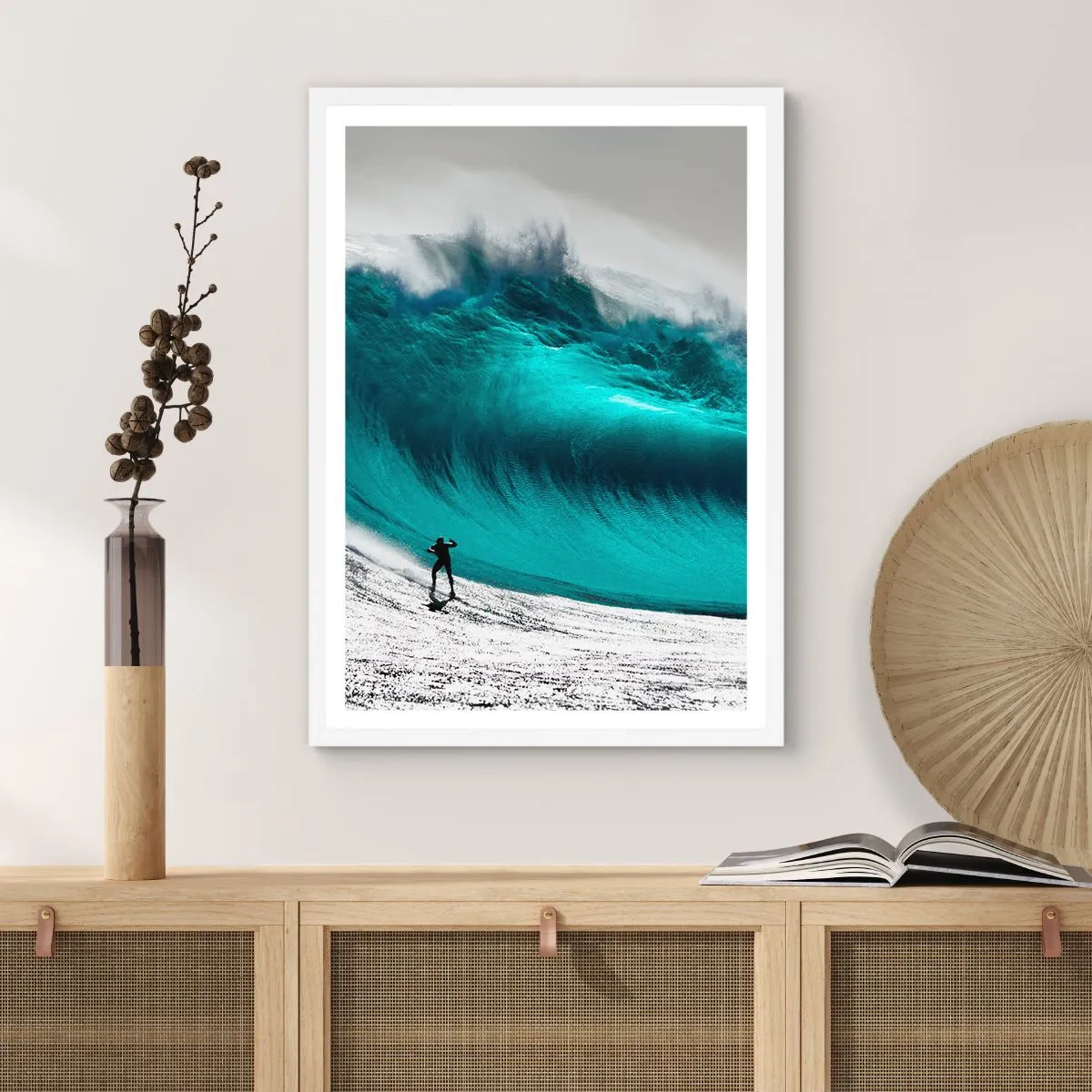 Poszter fekete keretben - Kihívás elfogadva - 30x40 cm