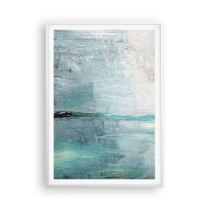 Poszter fekete keretben - Vízszintesen kék színben - 70x100 cm