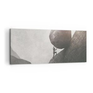 Vászonkép - Hiszek minden remény ellenére  - 100x40 cm