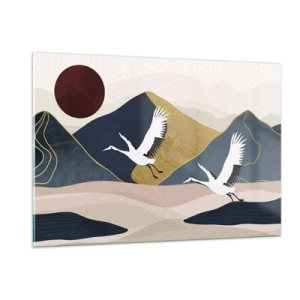 Üveg kép - És ismét ELREPÜLT a nap - 120x80 cm