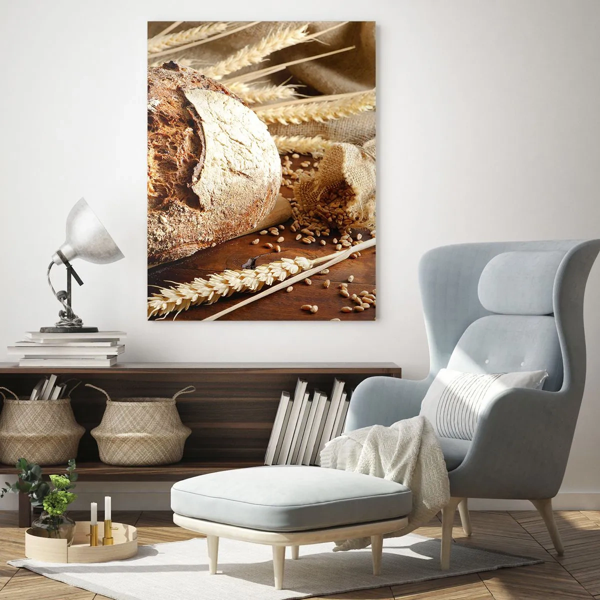 Üveg kép - Étvágygerjesztő, illatos, ropogós - 50x70 cm