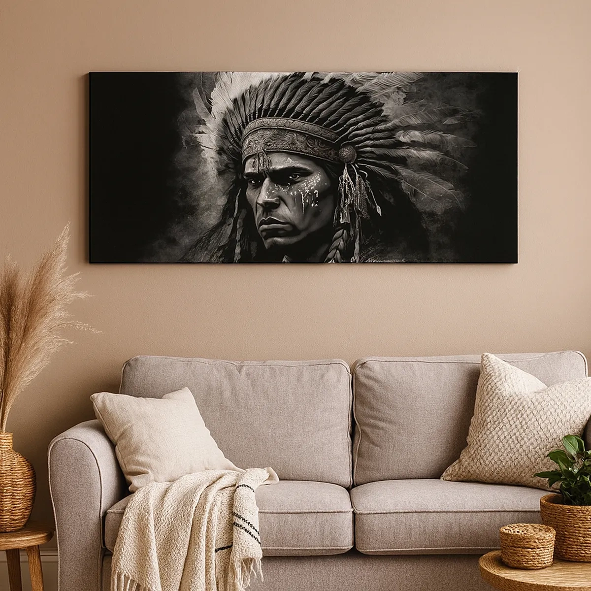 Vászonkép - Vezér és harcos - 30x30 cm