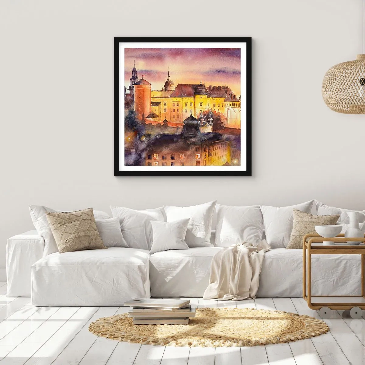 Poszter fehér keretben - Történet és mese - 50x50 cm