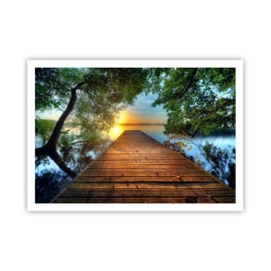 Poszter - Ne siess, ülj le - 100x70 cm