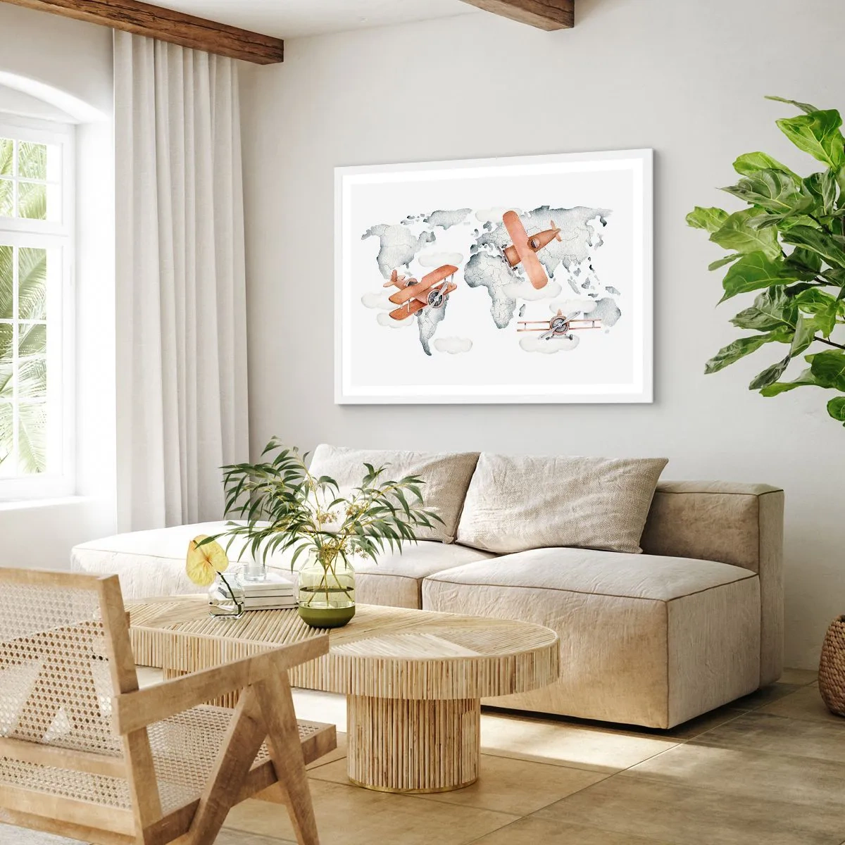 Poszter fekete keretben - Úttörő szellemben - 70x50 cm