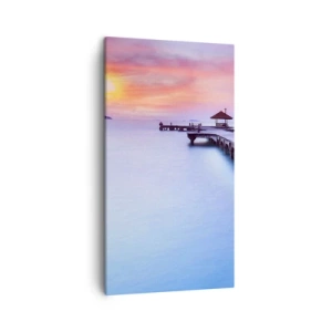 Vászonkép - Nyugalom tengere egészen a horizontig - 45x80 cm