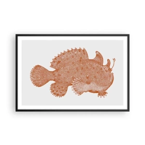 Poszter fehér keretben - Mégiscsak egy hal - 91x61 cm
