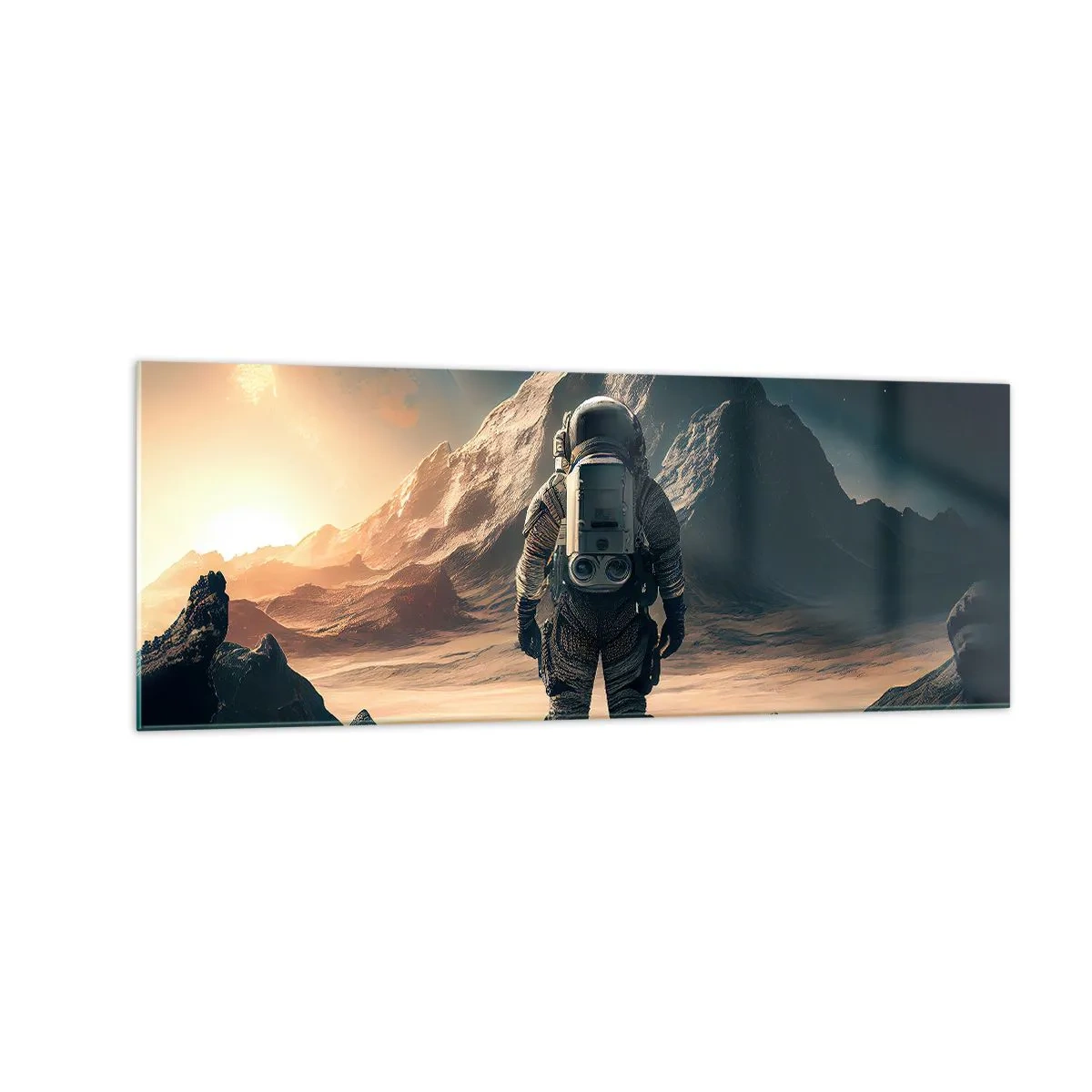 Üveg kép - Új kihívás - 140x50 cm