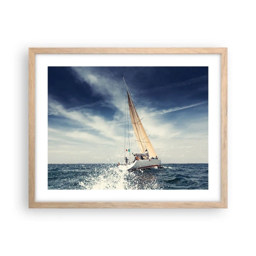 Poszter világos tölgy keretben - Nem érnek utol! - 50x40 cm