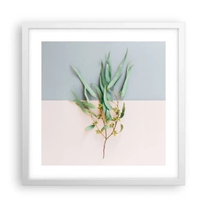 Poszter fekete keretben - Pasztell finomság - 40x40 cm