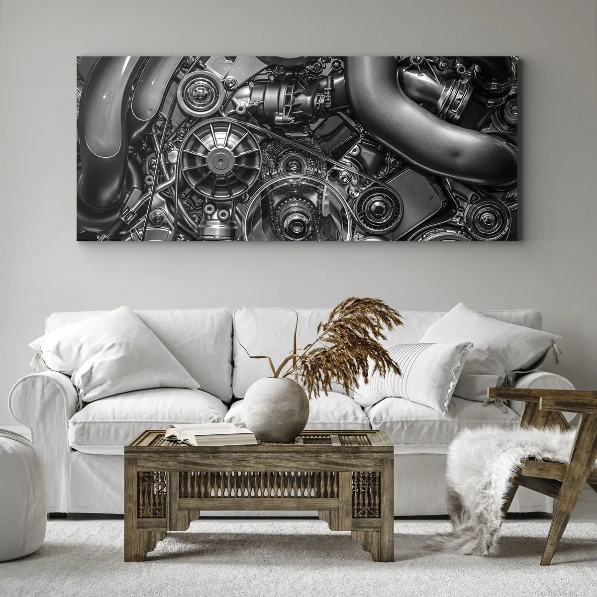 Vászonkép - A mechanika költészete - 100x40 cm