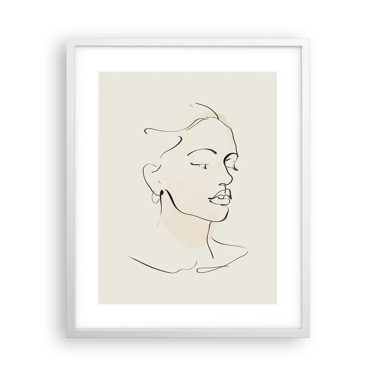 Poszter fekete keretben - Bizonyos vonallal - 40x50 cm