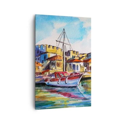 Vászonkép - Szivárványos délután - 80x120 cm