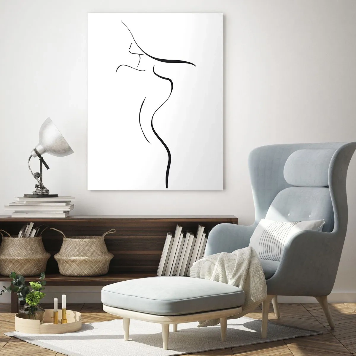 Üveg kép - Megfoghatatlan, mint egy hullám - 50x70 cm