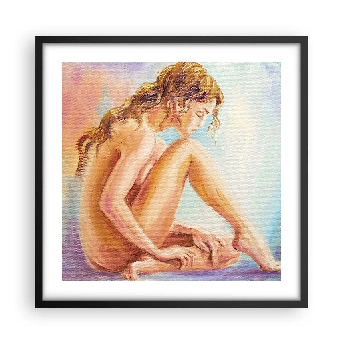 Poszter fehér keretben - A fiatalság cselekedete - 50x50 cm