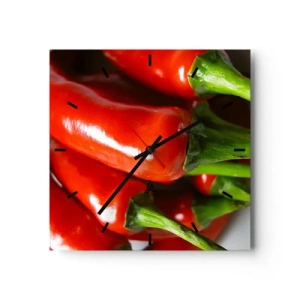 Falióra, Óra - Lédús, fényes, sima - 30x30 cm