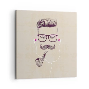 Vászonkép - Egy igazi férfi? - 60x60 cm