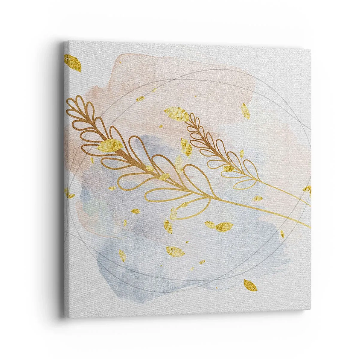 Vászonkép - Aranyszínű fuvallat - 40x40 cm