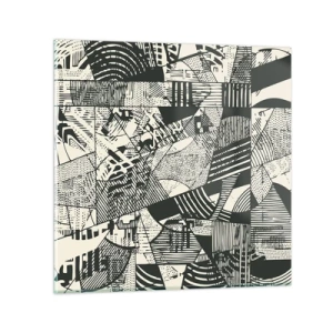 Üveg kép - A jelenkor dinamikája - 30x30 cm