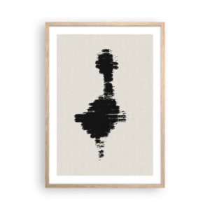 Poszter világos tölgy keretben - A képzelet rezgései - 50x70 cm