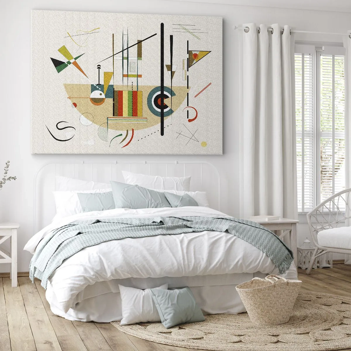 Vászonkép - És nevet a világ - 100x70 cm