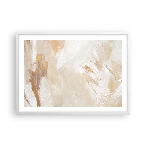 Poszter fekete keretben - Pasztell kompozíció - 70x50 cm