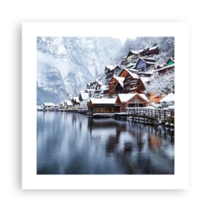 Poszter - Téli díszben - 40x40 cm