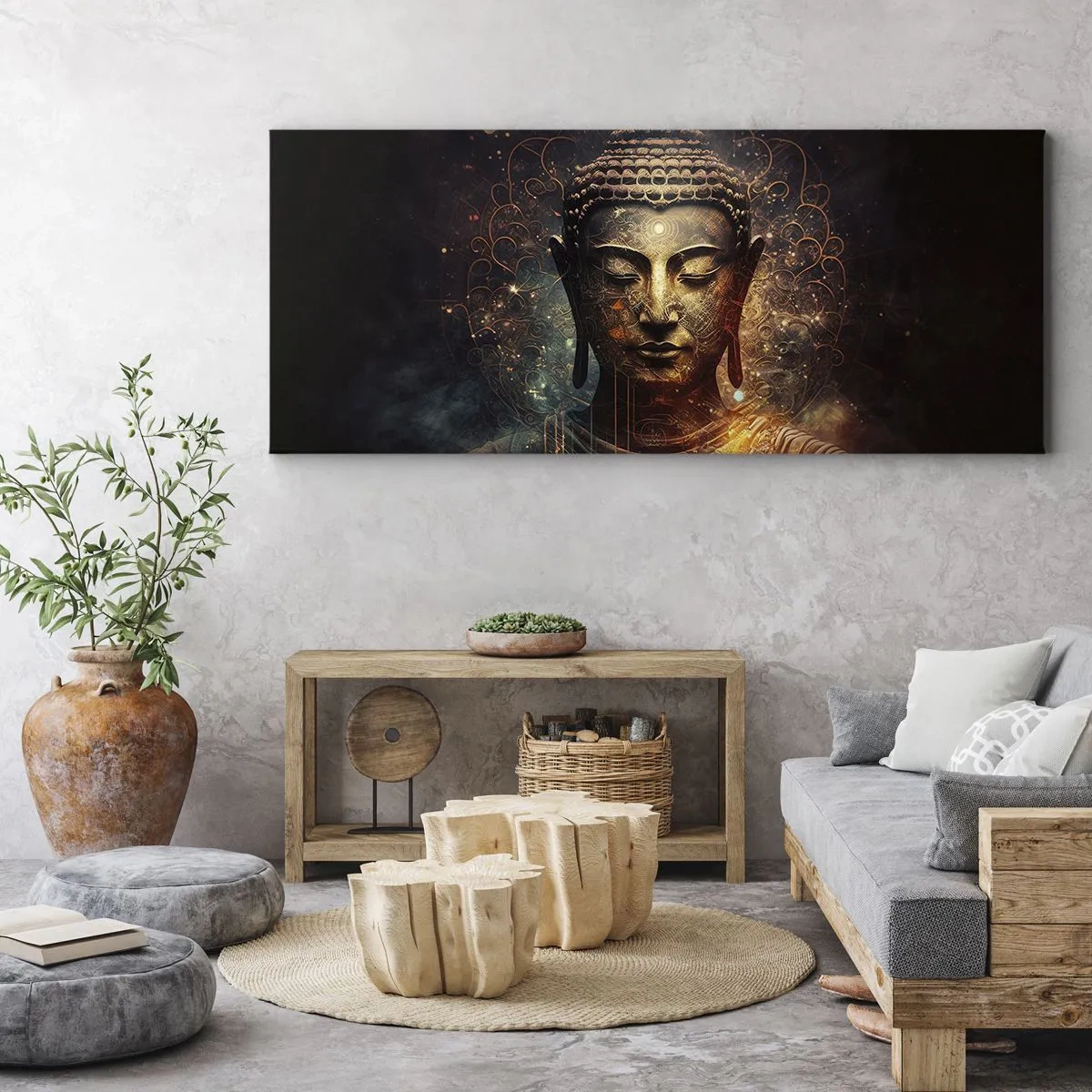 Vászonkép - Spirituális egyensúly - 100x40 cm