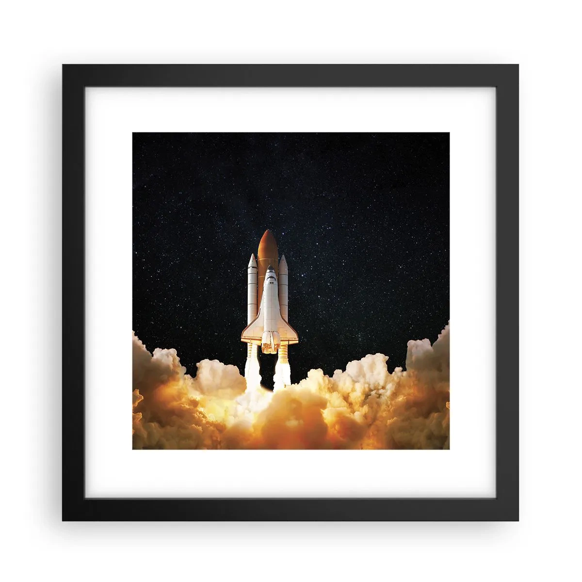 Poszter fehér keretben - Ad astra! - 30x30 cm