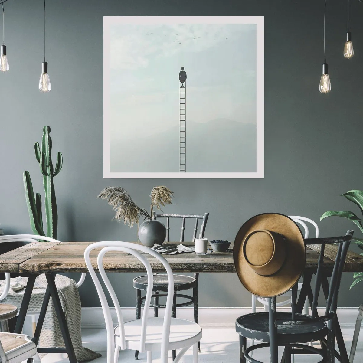 Poszter - Emelkedj feljebb - 60x60 cm