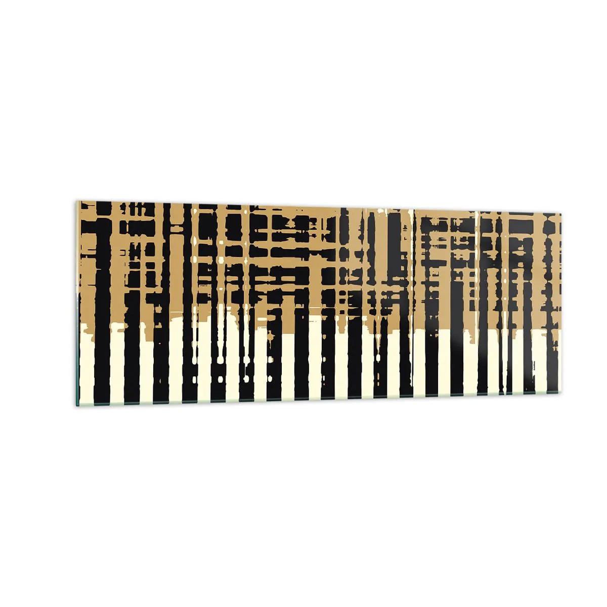 Üveg kép - Építészeti absztrakció - 140x50 cm