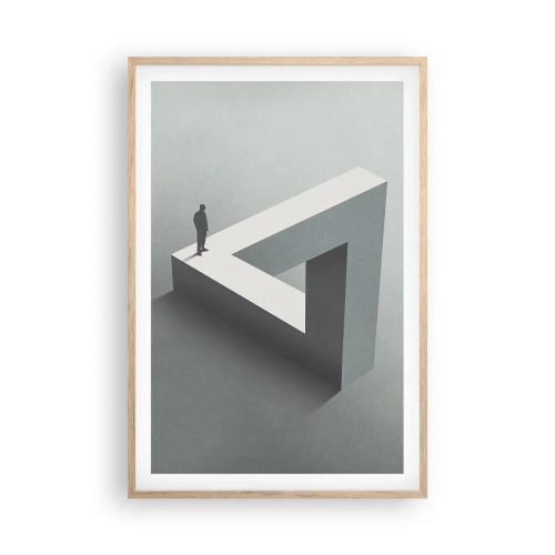 Poszter világos tölgy keretben - És mégis lehetséges - 61x91 cm